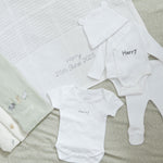 Personalised Welcome New Baby Gift Set