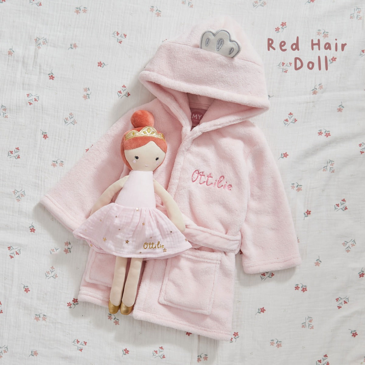 Personalised Fairy Princess Doll & Robe Gift Set 