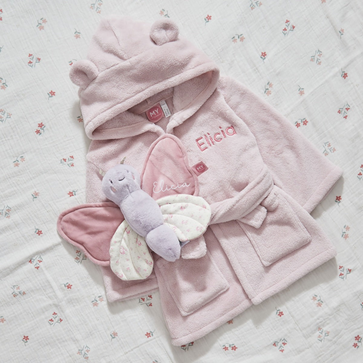 Personalised Butterfly Snuggle & Cuddle Gift Set 