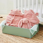 Personalised Peach Sorbet Splash, Snuggle and Cuddle Gift Set