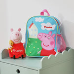 Personalised Peppa Pig Backpack and Soft Toy Set