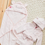 Personalised Light Pink Splash & Snuggle Gift Set
