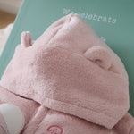 Personalised Pink Snuggle and Step Gift Set