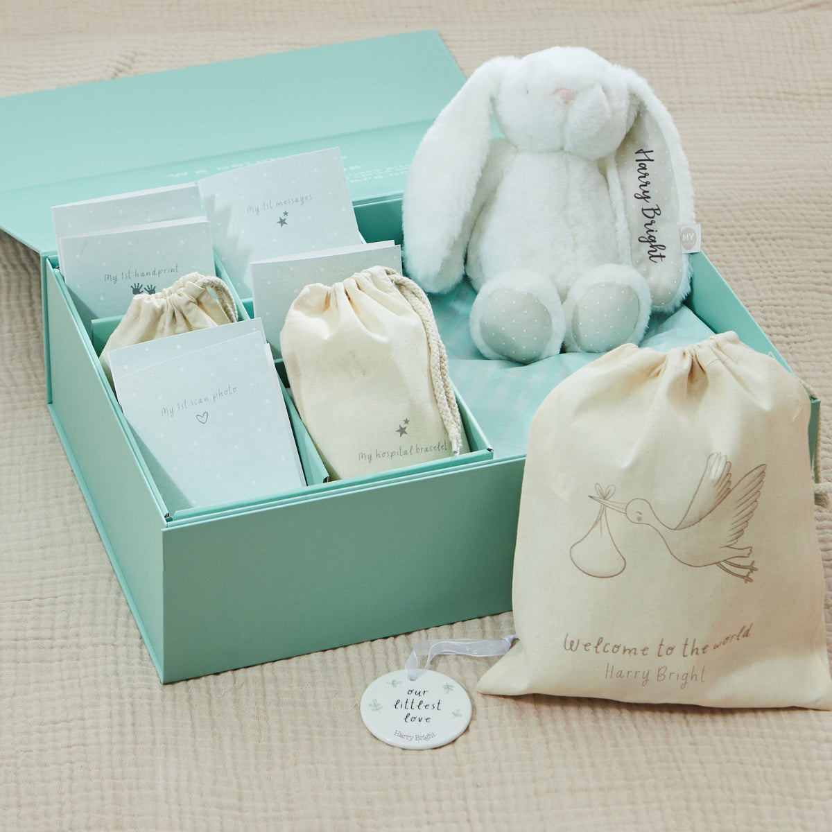 Personalised Extra-Large Keepsake Box Gift Set