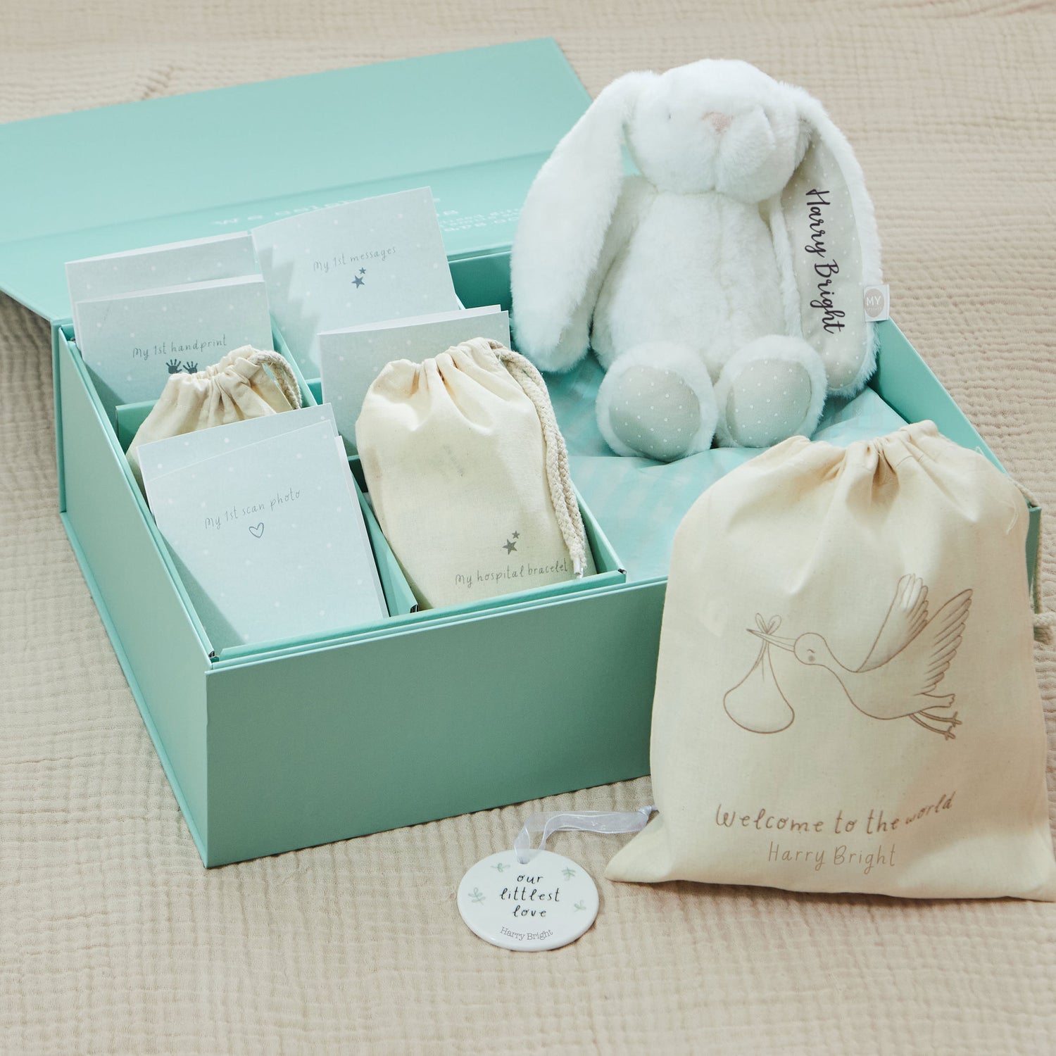 Personalised Extra-Large Keepsake Box Gift Set