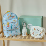 Personalised Safari Backpack, Bottle and Lunchbox Gift Set