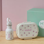 Personalised Ditsy Bottle & Lunchbox Set