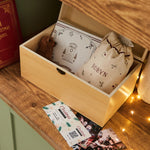 Personalised Traditional Christmas Memories Box