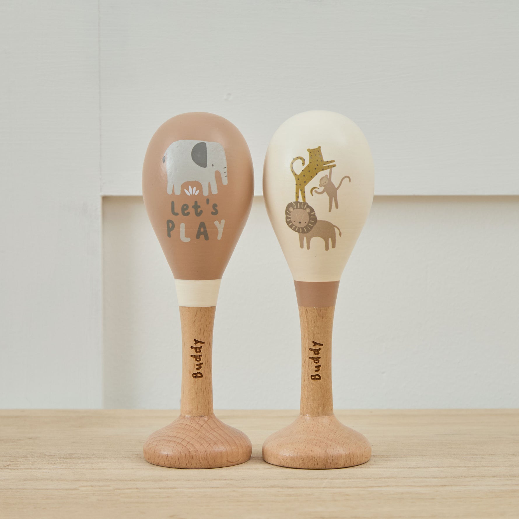 Personalised Safari Maracas FSC®