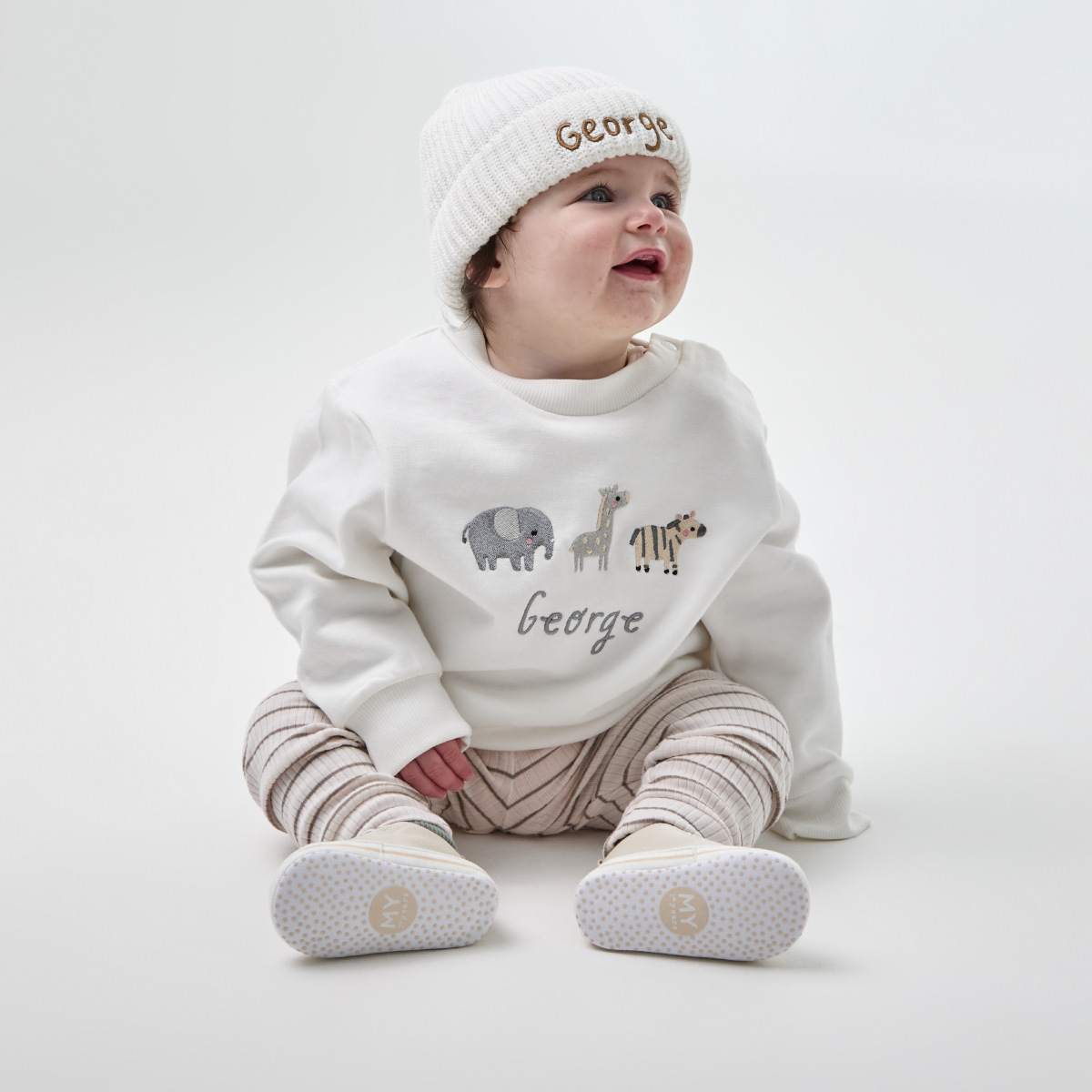 Personalised Safari Ecru Sweatshirt