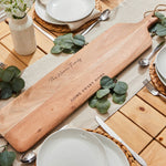 Personalised Family Home Sweet Home Wooden Paddle Platter Board by Made Yours