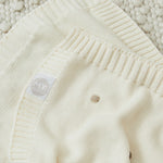 Personalized Neutral Spot Bobble Blanket