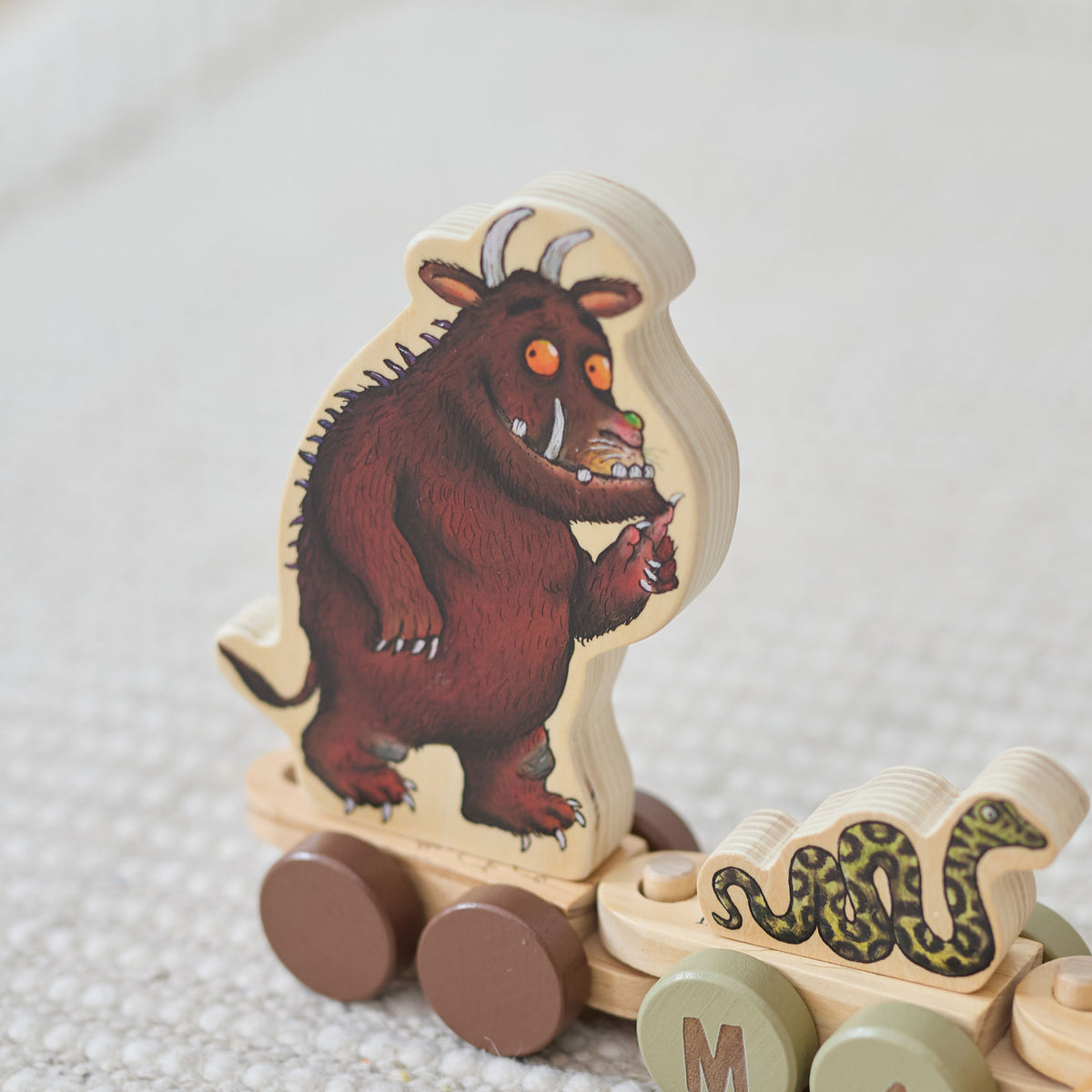 Personalised The Gruffalo Pull Along Train Toy