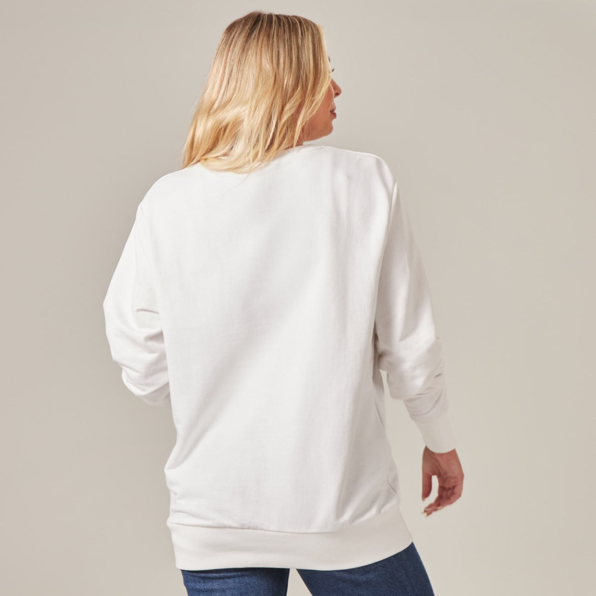 Personalised White Bride To Be Sweatshirt