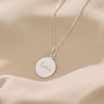 Personalised Children's Sterling Silver St Christopher's Pendant