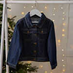 Personalised I Believe Indigo Denim Jacket