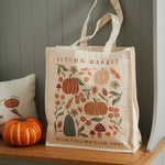 Personalised Autumn Market Tote Bag