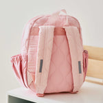 Personalised Pink Star Quilted Medium Backpack