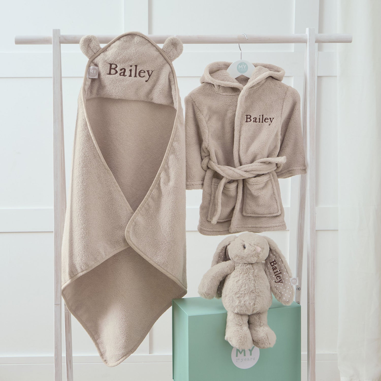 Personalised Oatmeal Splash, Snuggle & Cuddle Gift Set