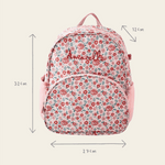 Personalised Pink Ditsy Print Classic Medium Backpack