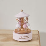 Personalised Ballerina Carousel Music Box
