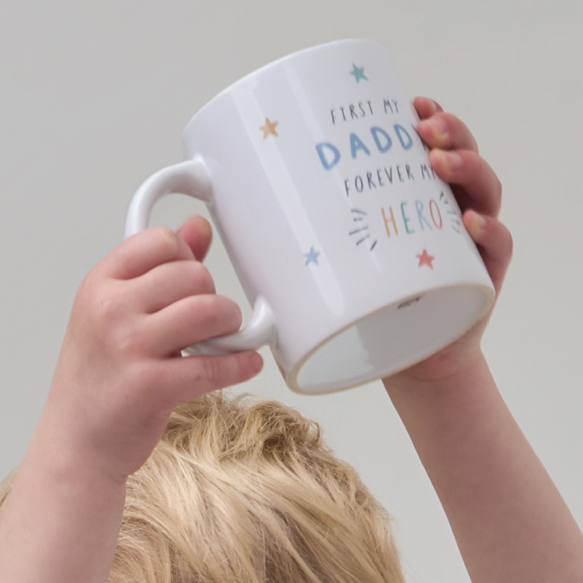 Personalised Always My Hero Father's Day Mug