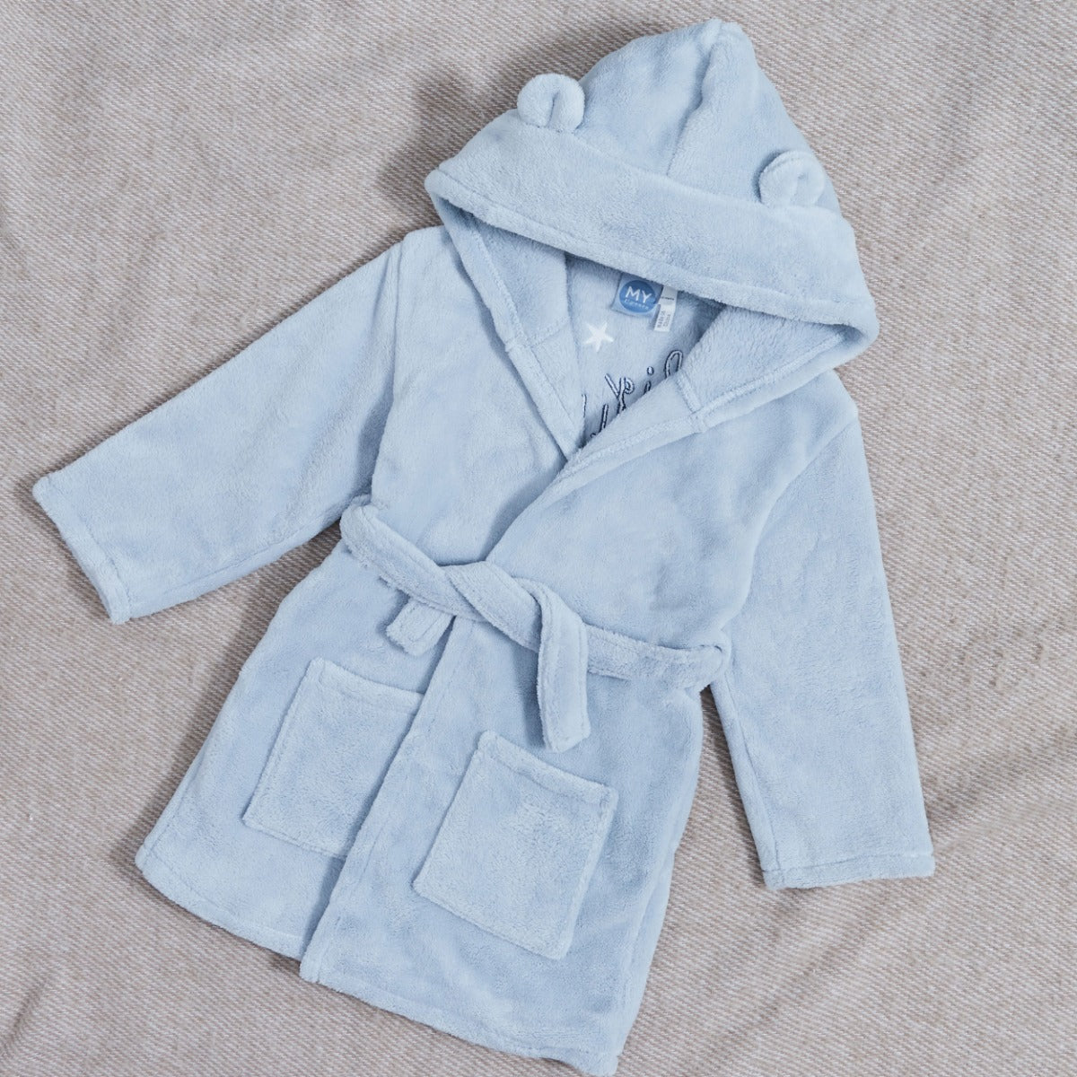 Personalized Big Brother Blue Fleece Robe