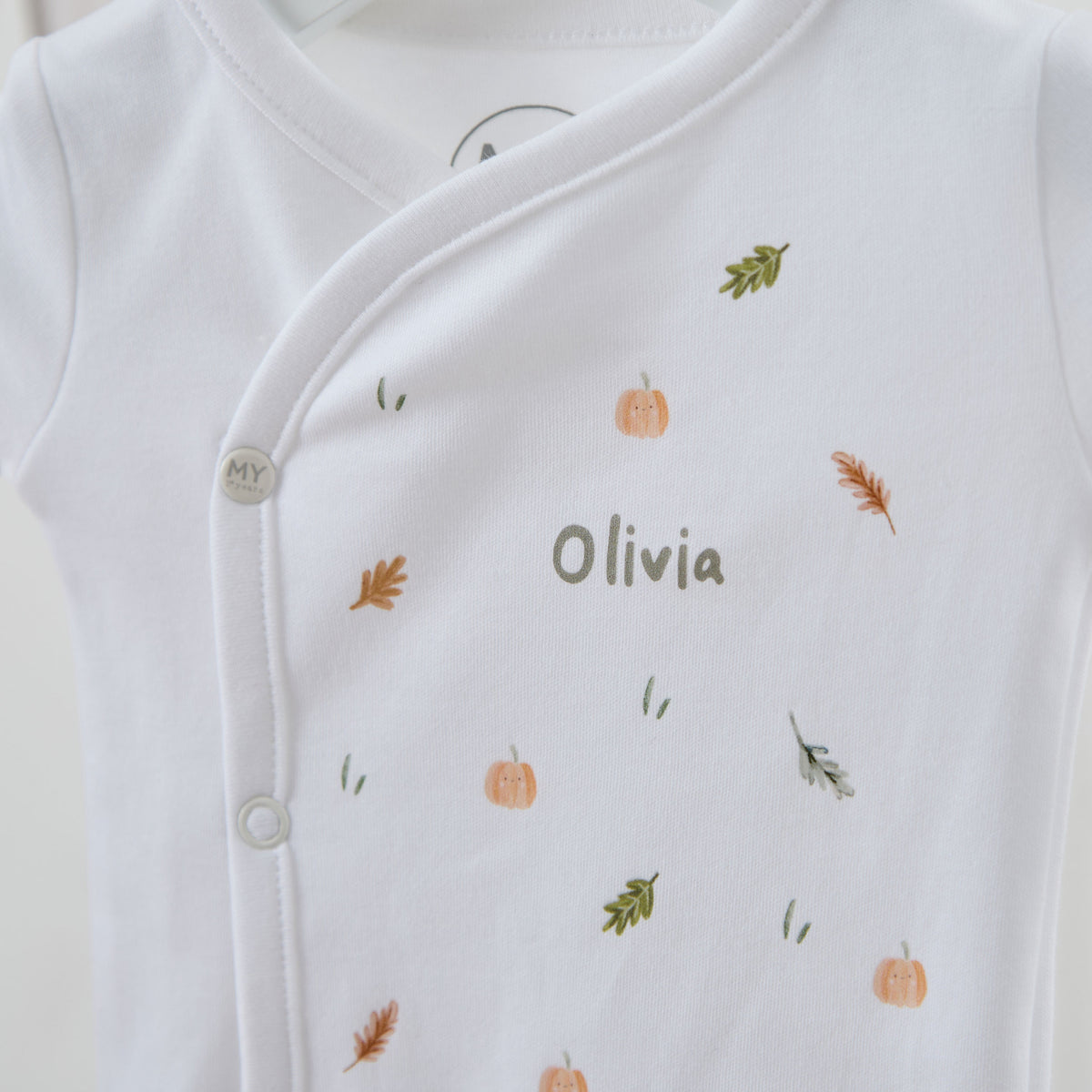Personalised Thanksgiving Wrap Sleepsuit and Hat Set