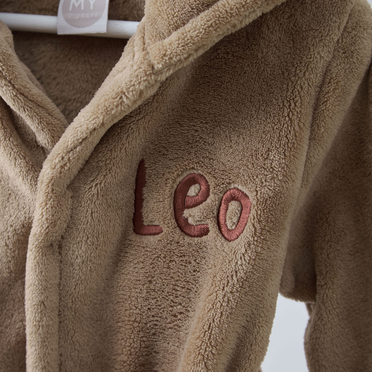Personalised Lion Fleece Robe