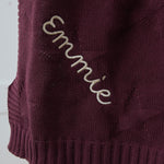 Personalised Mulberry Pie Jacquard Blanket