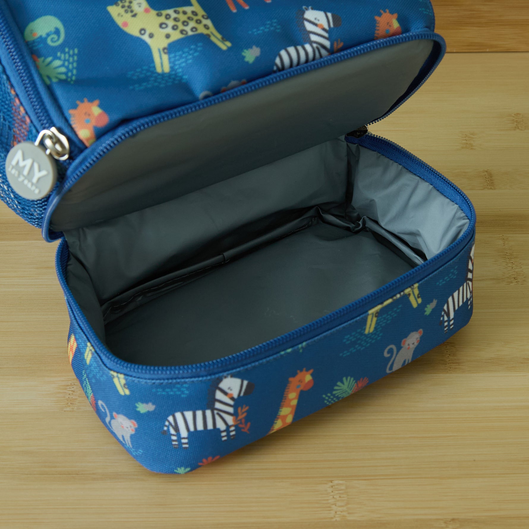 Personalised Navy Really Wild Compartment Lunchbag