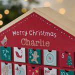 Personalised Christmas Advent Calendar House