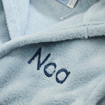 Personalized Blue Fleece Robe with Ears