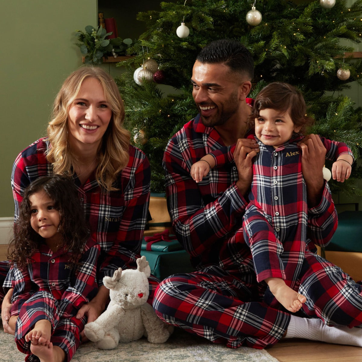 Personalised Children's Tartan Romper
