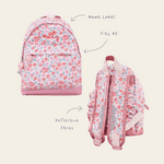 Personalised Pink Ditsy Print Classic Mini Backpack
