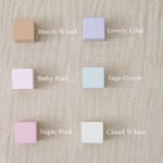 Personalised Baby Name Blocks - Pinks & Purples