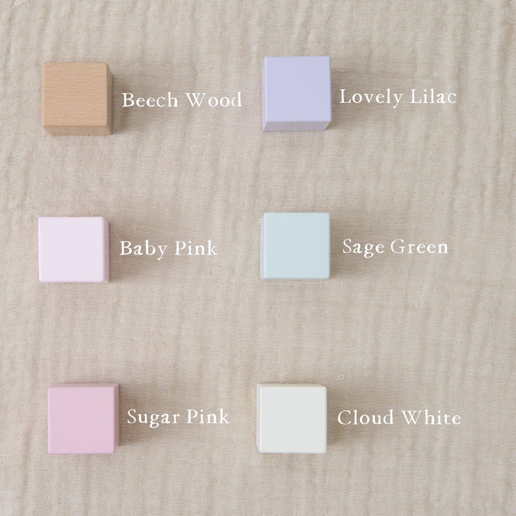Personalised Baby Name Blocks - Pinks & Purples