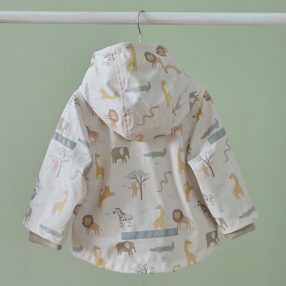Personalised Neutral Safari Raincoat