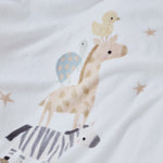 Personalized Born to be Loved Animal Fleece Blanket