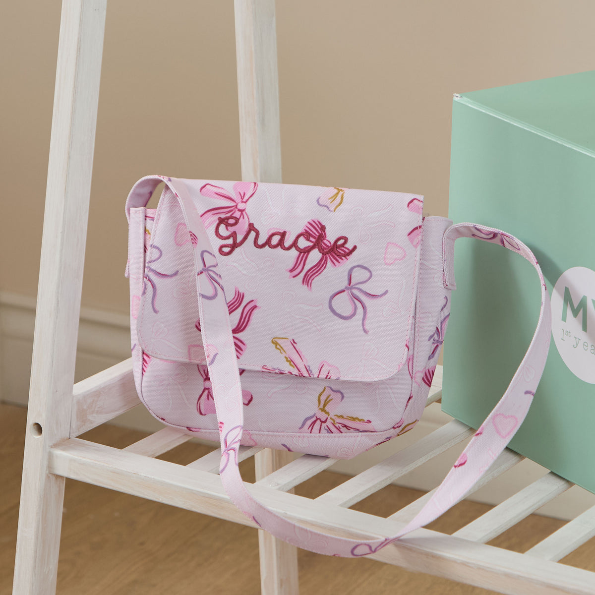 Personalised Bow Handbag