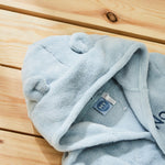 Personalized Blue Fleece Robe with Ears