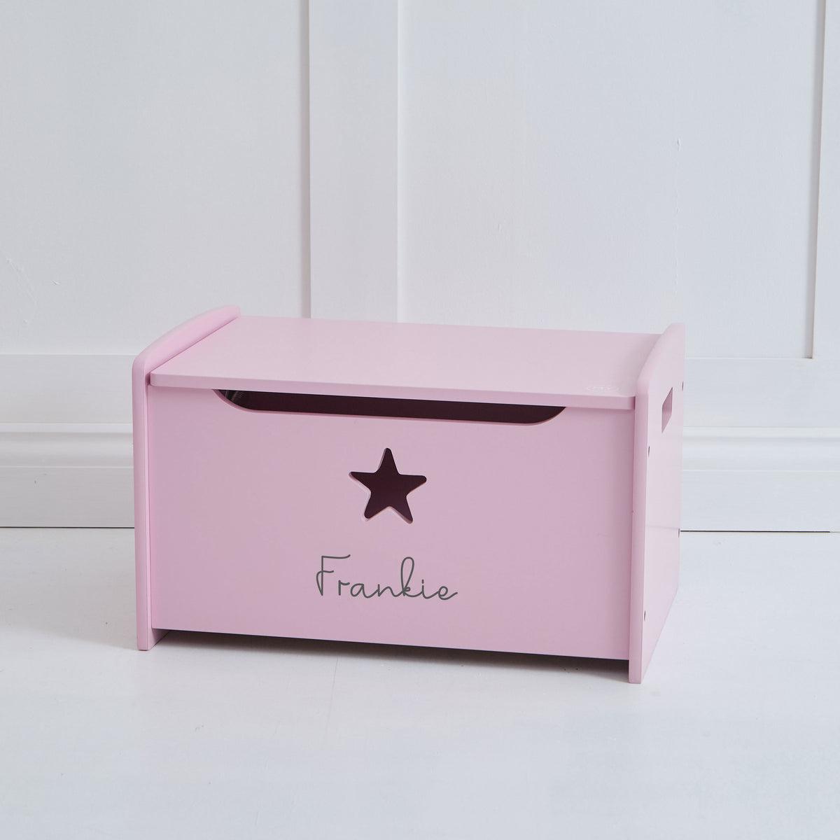 Personalised Small Pink Star Toy Chest FSC®