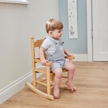 Personalised Traditional Wooden Rocking Chair
