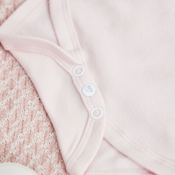 Personalised Pink Our 1st Father's Day Bodysuit