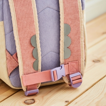 Personalised Pink Cord Backpack with Grab Handle 