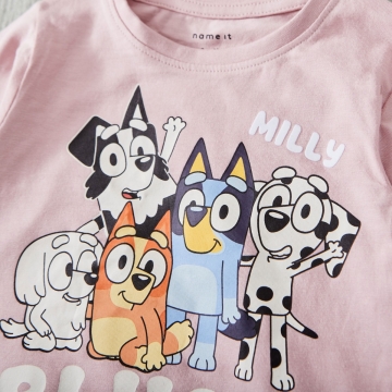 Name It Personalised Lilac Bluey Pyjamas