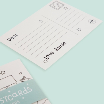 Personalised Colour In Postcard Pack