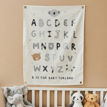 Personalised Mini Mono Large Alphabet Wall Hanging 