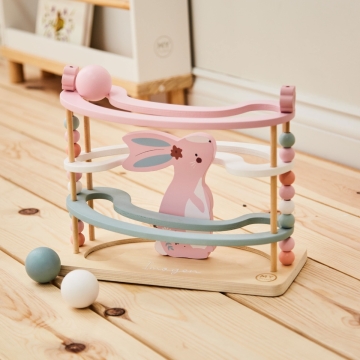 Personalised Bunny Wooden Ball Runner FSC®