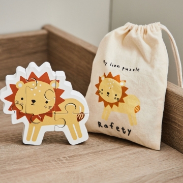 Personalised Lion FSC® Wooden Puzzle 
